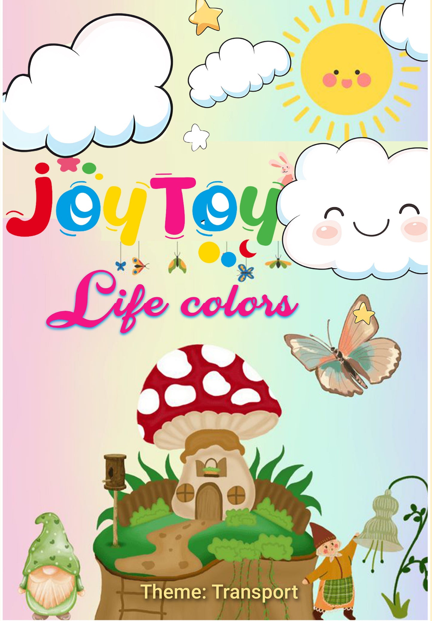 JoyToy Life Colors Digital Coloring Book - Transport (Printable)